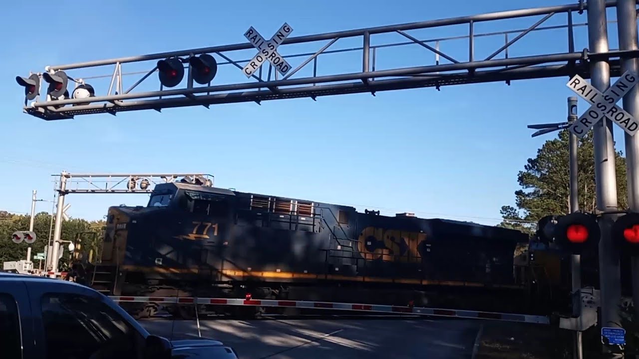 CSXT 771 Leads E37217 Across Saint Andrews Road On The CN&L Subdivision ...