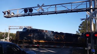 CSXT 771 Leads E37217 Across Saint Andrews Road On The CN&L Subdivision At Irmo SC
