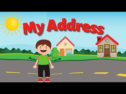 My Address | Educational Video for Kids | Preschool | Kindergarten | Elementary