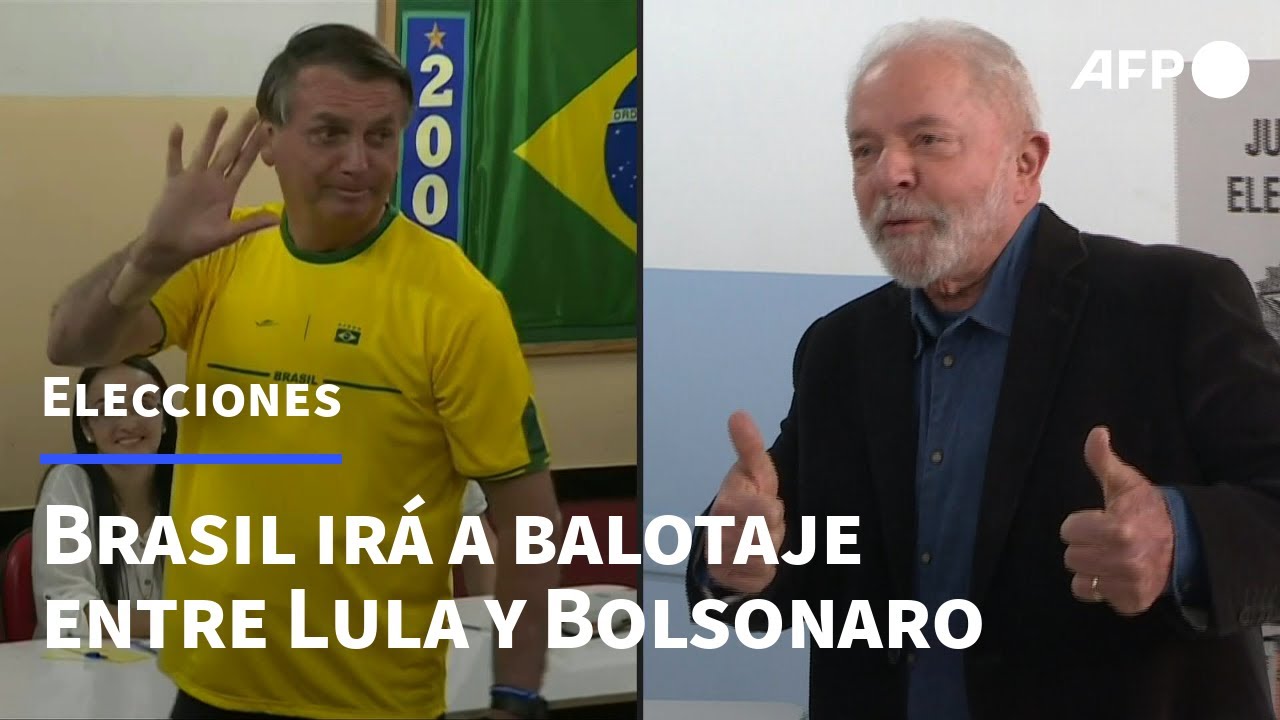 URGENTE: Lula y Bolsonaro se enfrentarán en segunda vuelta en Brasil ...
