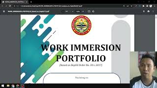 How to let your Work immersion supervisor Rate your Work Immersion Portfolio