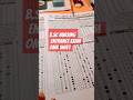 B.sc Nursing Entrance Exam OMR Sheet 2024 #education