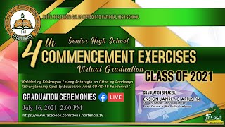 DHSBNHS-SHS 4th Commencement Exercises Virtual Graduation (July 16, 2021)