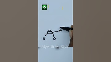 Art Using Everyday objects 24 | Creative and Awesome ideas for you #shorts #creativedrawing #easyart