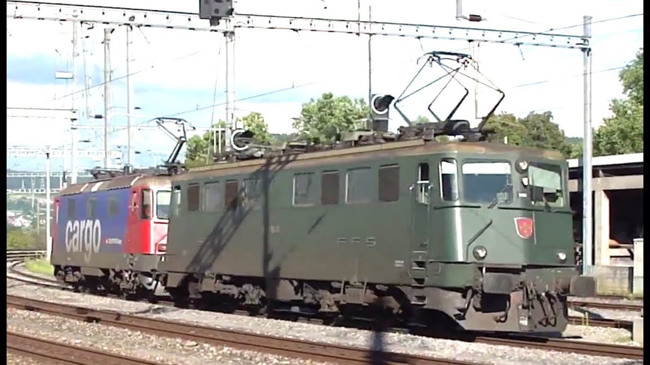 **► Ae 6/6 Verkehr / trains [09.08.12] Aarau - Zürich RBL