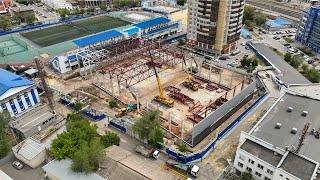 «Вся Россия ждет»: в Волгограде впервые показали стройку нового гандбольного зала «Динамо-Синары»