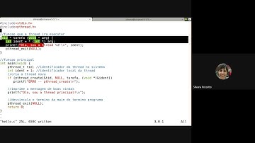 CompConc - Introdução a Computação Concorrente com a Biblioteca pthread.h (pt. 2) #2