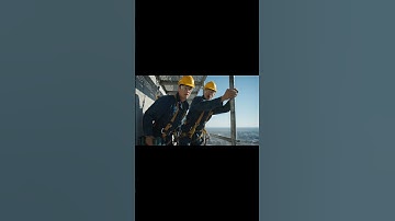 Construction gone wrong 😱 #construction #drone #skyscraperconstruction #engineering