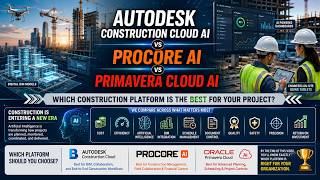 Autodesk Construction Cloud AI vs Procore AI vs Primavera Cloud AI  | Which  Platform is Best