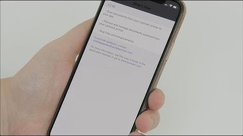 Lexmark Print—Reporting an issue