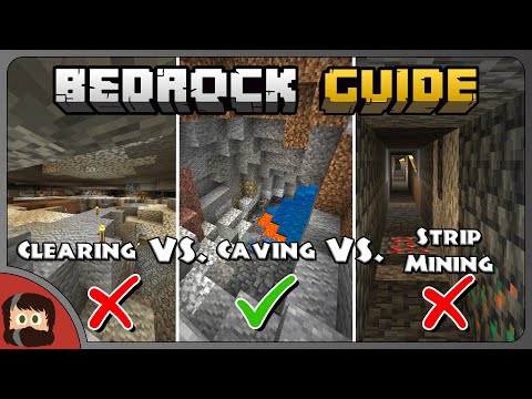 1 17 Caving Is Op Branch Mining Is Dead Bedrock Guide S1 Ep56 Minecraft 1 17 Caves And Cliffs Youtube
