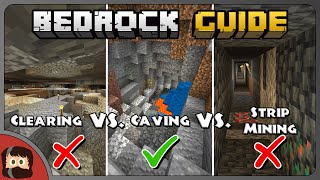 1 17 Caving Is Op Branch Mining Is Dead Bedrock Guide S1 Ep56 Minecraft 1 17 Caves And Cliffs Youtube