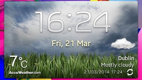 How to return S3 weather widget