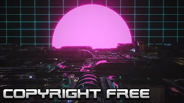 Synthwave Sci-Fi Loop Stock Video/Animated Background