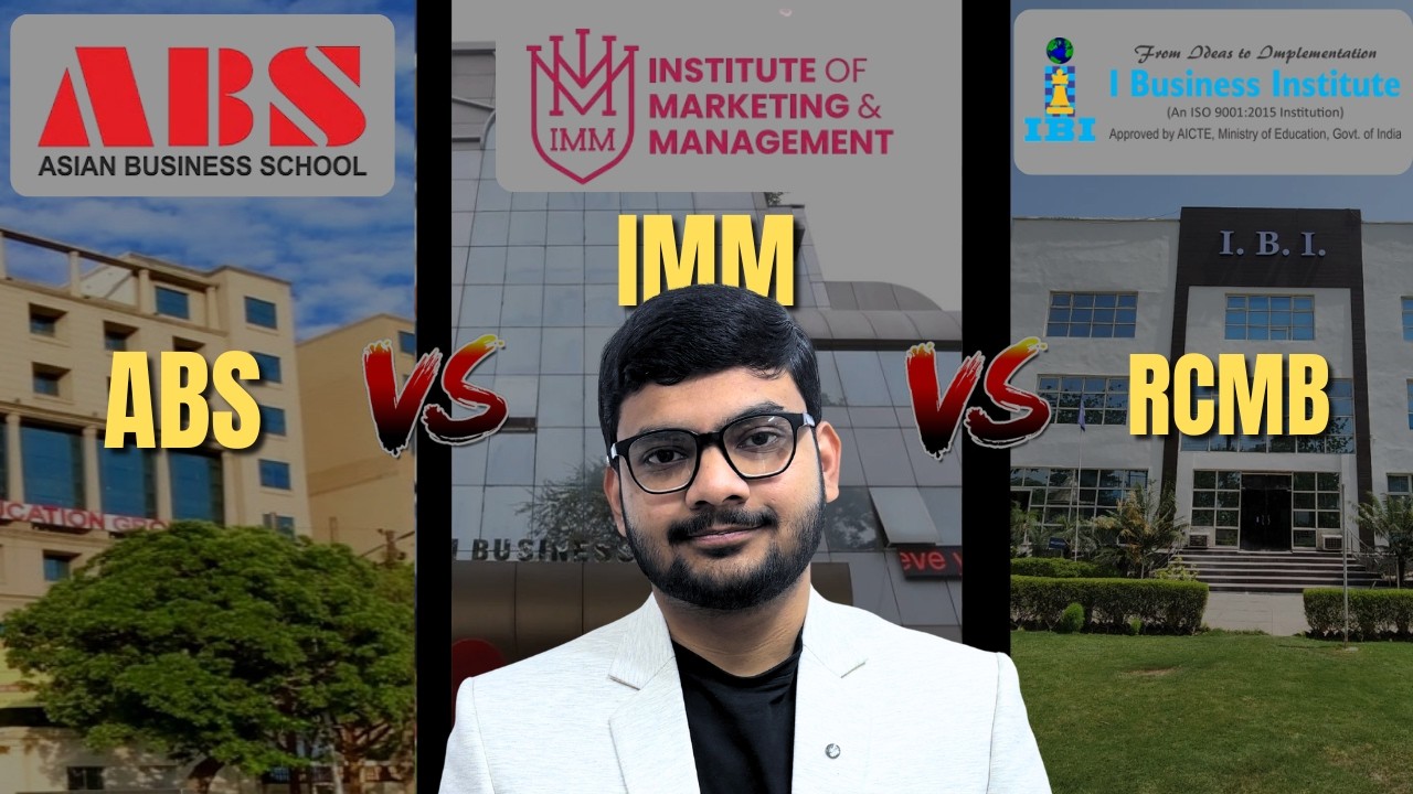 Asian Business School vs IMM Delhi vs IBI Greater Noida | MBA/PGDM Comparison 2026