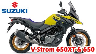 2024 Suzuki V-Strom 650XT and V-Strom 650 - New colors