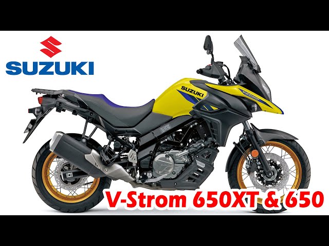 2024 Suzuki V-Strom 650XT and V-Strom 650 - New colors 