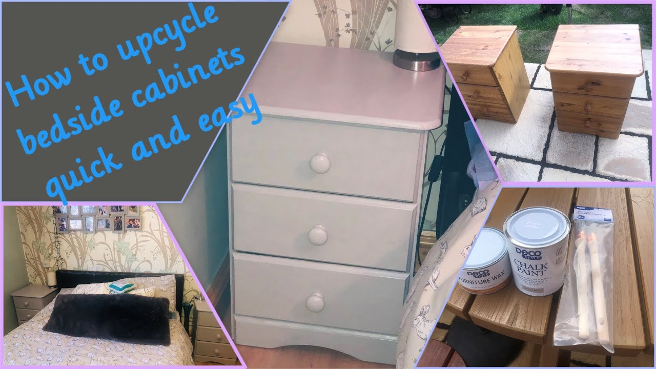 HOW TO UPCYCLE BEDSIDE QUICK AND EASY tazwells12 YouTube