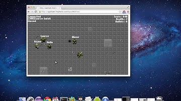 Flash Space War Fare Demo Using AppWarp Cloud