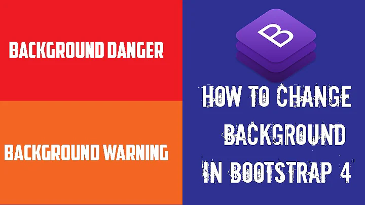 04. How to change the background color and text color in Bootstrap?