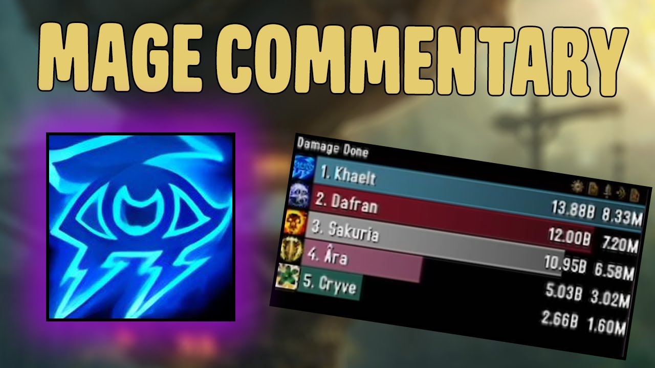 +17 Dawnbreaker ROTATION ARCANE MAGE COMMENTARY - YouTube