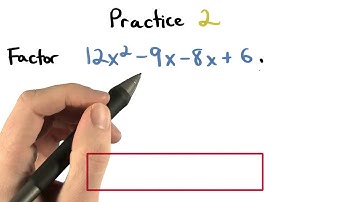 Factor by Grouping Practice 2 - Visualizing Algebra