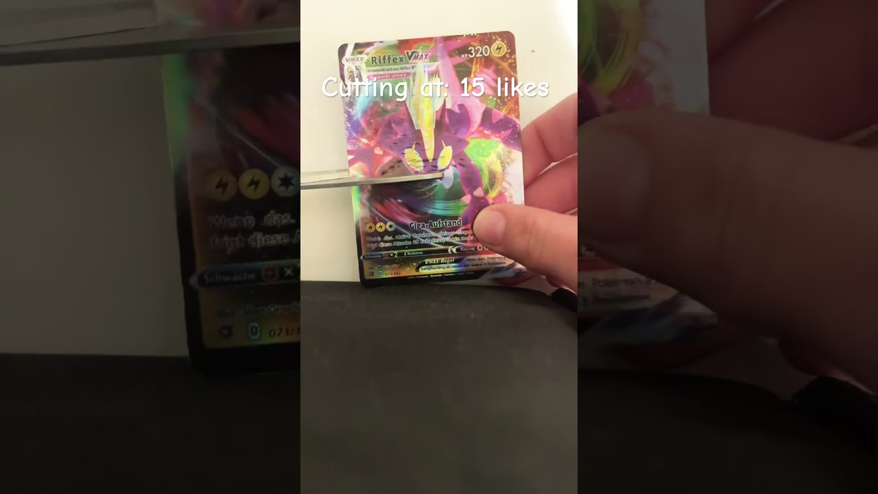 Cutting pockemoncard 