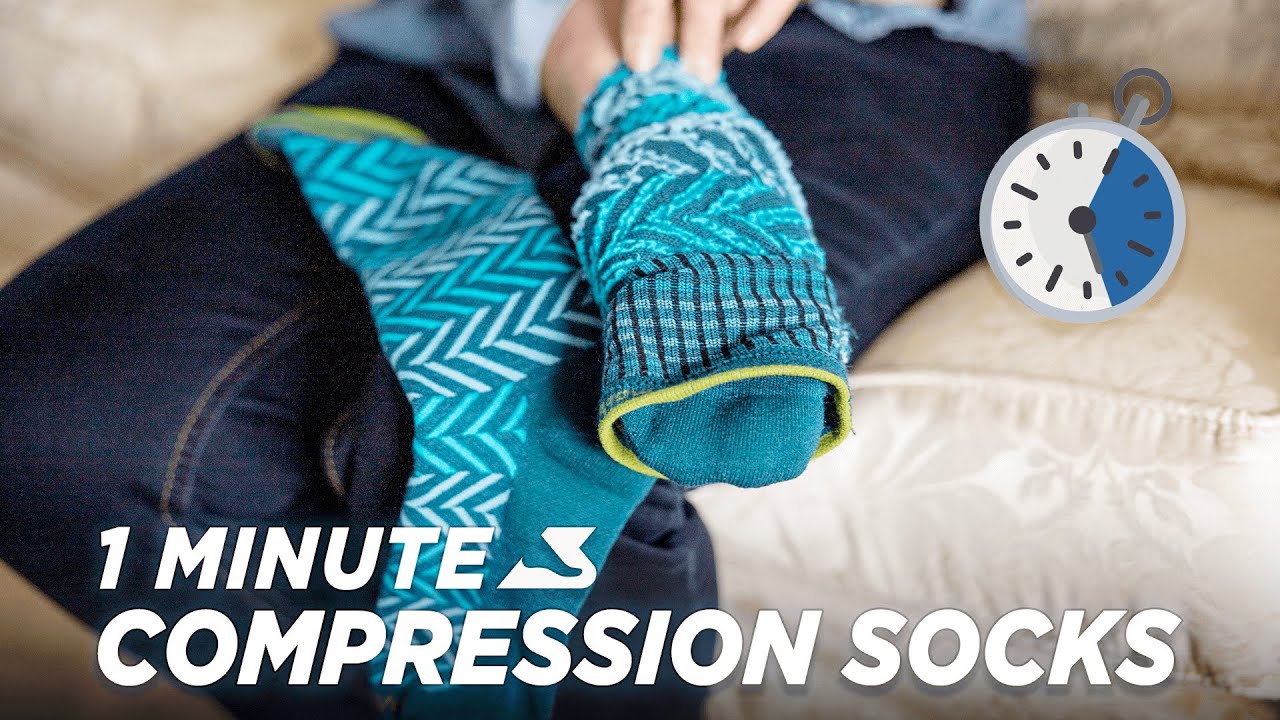 THE FASTEST WAY TO PROPERLY PUT ON COMPRESSION SOCKS - YouTube