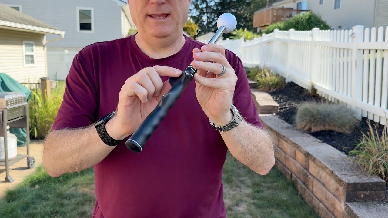 Выдвижной тренировочный мяч для гольфа для разминки