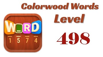Colorwood Words Level 498 Answers | Colorwood Words - Cryptogram