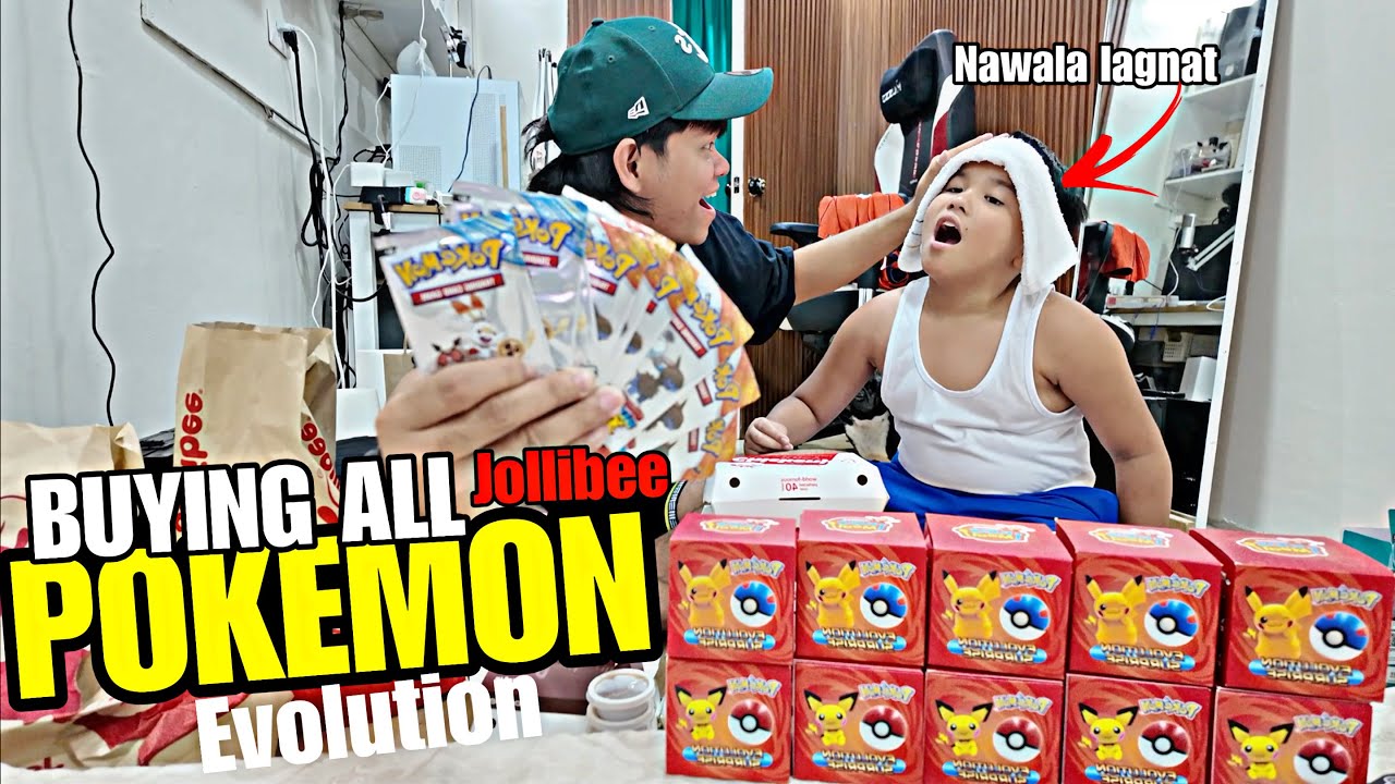 Get limited edition ng Jollibee pokemon evolution +card | Andrake
