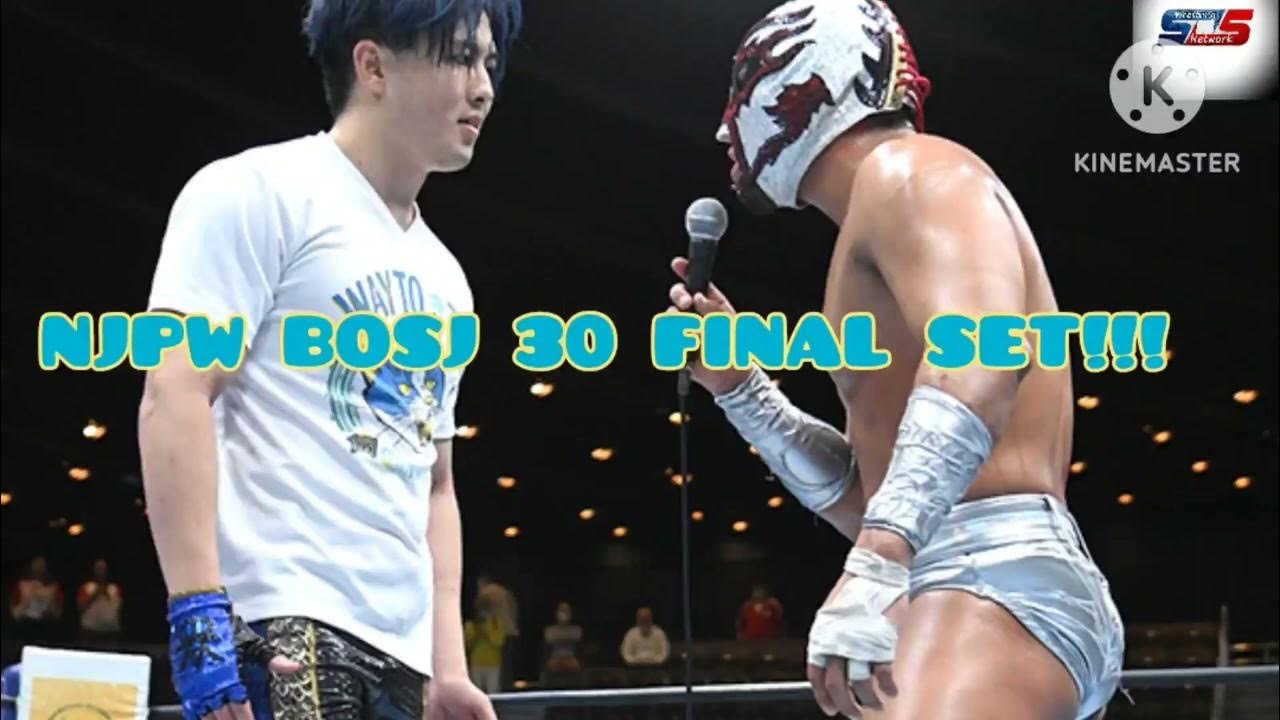 NJPW BOSJ 30 Final Set!!! newjapanprowrestling njbosj bosj30 YouTube