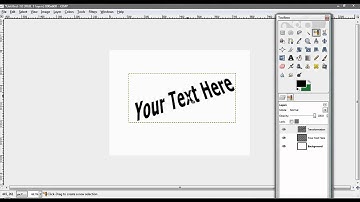 Gimp Tutorial Making your own Logo / Word Art / Title