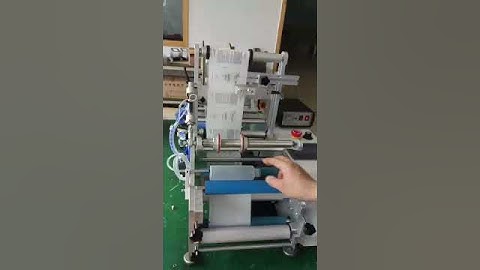 Semi-auto round bottle labeling coding machine Cosmetic bottle wrap around labeler Ribbon date coder