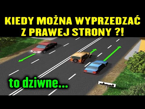 Wideo: W jakich sytuacjach możesz minąć pojazd po prawej stronie?