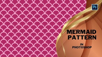 //How to create Mermaid Pattern in Photoshop//#digital #pattern #photoshop #effect #texture #design