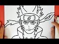 COMO DESENHAR O NARUTO MODO RIKUDOU SENNIN