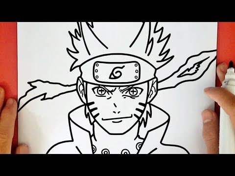 Como Desenhar o Naruto Modo Sennin - Passo a Passo - Drawing Naruto Sennin  