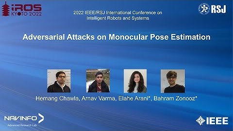 IROS 2022 Adversarial Attacks on Monocular Pose Estimation