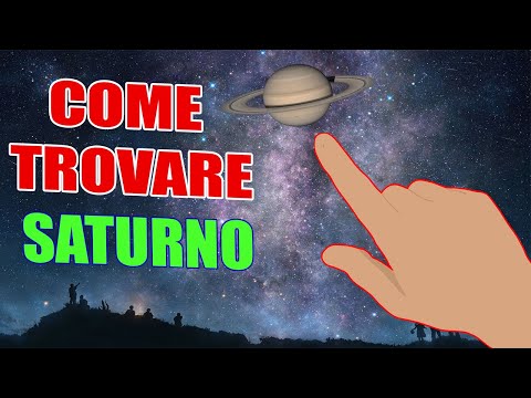 Video: Come Trovare Saturno?