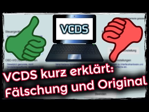 VCDS kurz erklärt. Fälschungen und Original