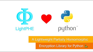 LightPHE: A Lightweight Partially Homomorphic Encryption Library for Python