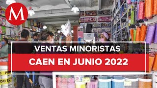Ventas minoristas bajaron 0.3% mensual en junio de 2022