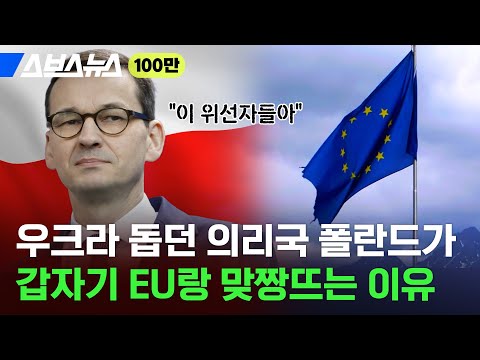   K 무기에 20조 쏟은 폴란드 정작 유럽에선 문제아 취급 폴란드가 EU 내부고발하게 된 사연 스브스뉴스