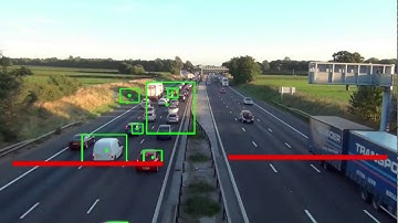 Traffic Monitoring Application - Background Subtraction - 2