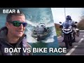 Bear Grylls' Boat VS Bike Race With Former SAS Soldier - Bear &