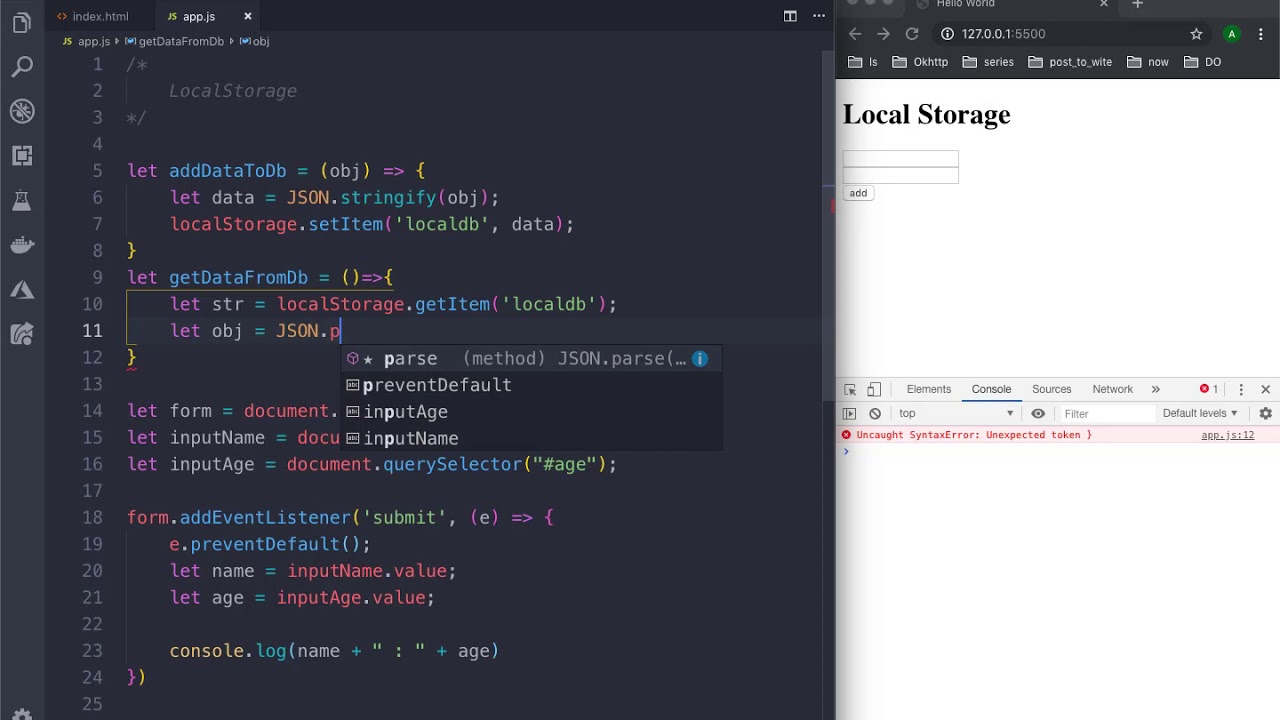 44 Local Storage - YouTube