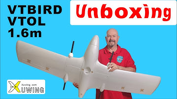 VTBird vertical takeoff and landing RC plane unboxing