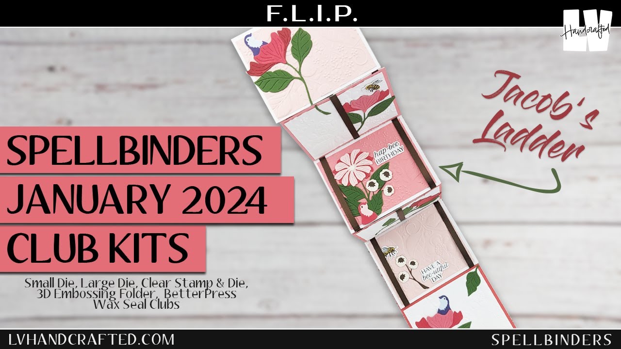 FLIP - Spellbinders January 2024 Club Kits - YouTube