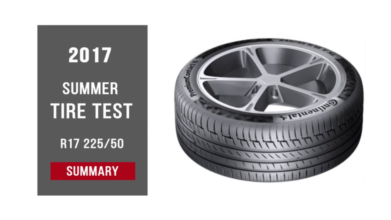 Sommerreifen 225 50 R17 Test